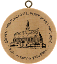 No.1668, Dřevěný hřbitovní kostel Panny Marie v Broumově