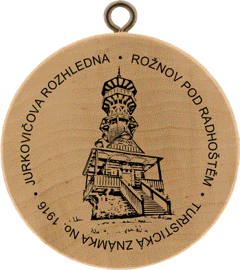 No.1916, Jurkovičova rozhledna, Rožnov pod Radhoštěm